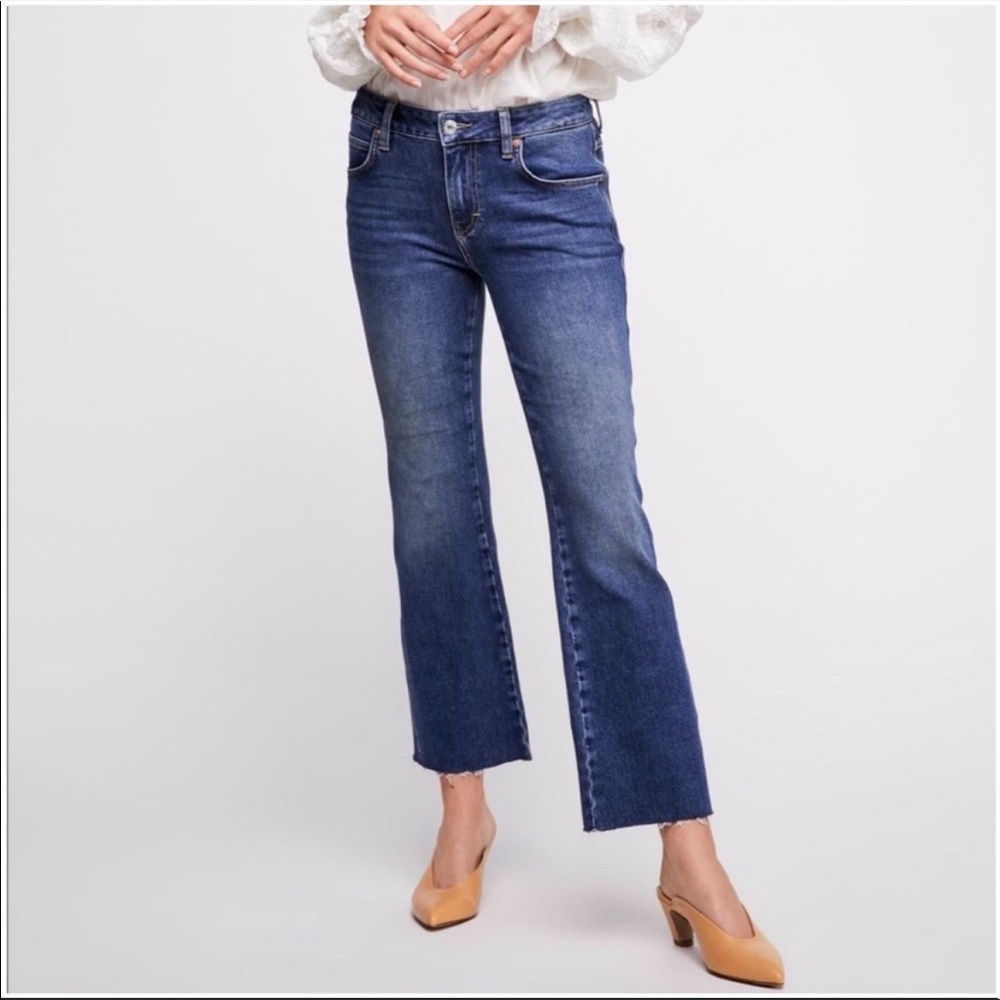 Free People Rita Cropped Flare Jeans - Picture 2 of 11